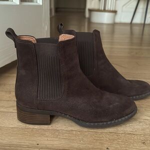 Brown Suede Chelsea Boot by Gentle Souls